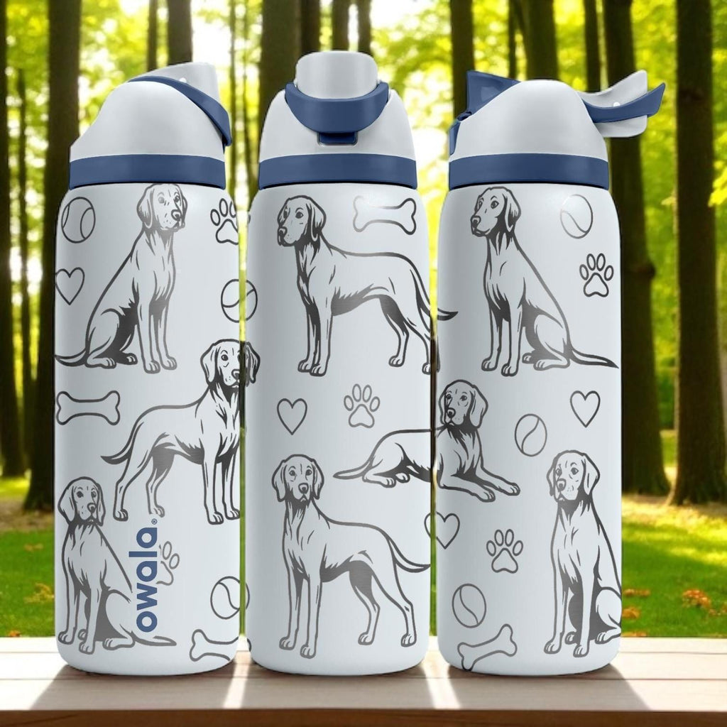 German Shorthaired Pointer Owala Bottle – 16oz 24oz 32oz 40oz – Hunting Dog Engraved Gift for Outdoorsy Dog Lovers