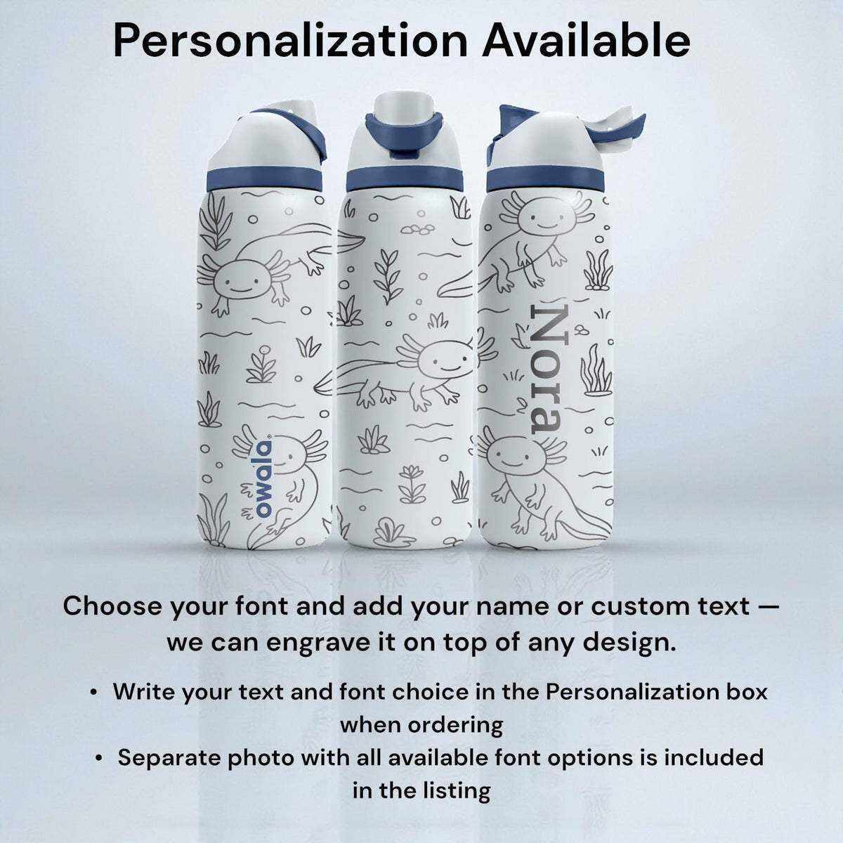 Butterfly Skull Engraved Owala Bottle – Gothic Floral Design – Stainless Steel Cup 16oz 24oz 32oz 40oz
