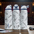 Music Instruments Engraved Owala Bottle – Band & Orchestra Pattern – Musician Gift Stainless Steel Cup 16oz 24oz 32oz 40oz  ⸻