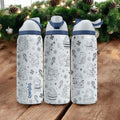 Christmas Capybara Engraved Owala Bottle – Cozy Holiday Design with Cute Animals and Gifts – Winter Gift Stainless Cup 16oz 24oz 32oz 40oz