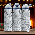Owala Christmas Tumbler – 16oz 24oz 32oz 40oz – Engraved Holiday Reindeer & Santa Cup – Festive Gift for Kids and Adults