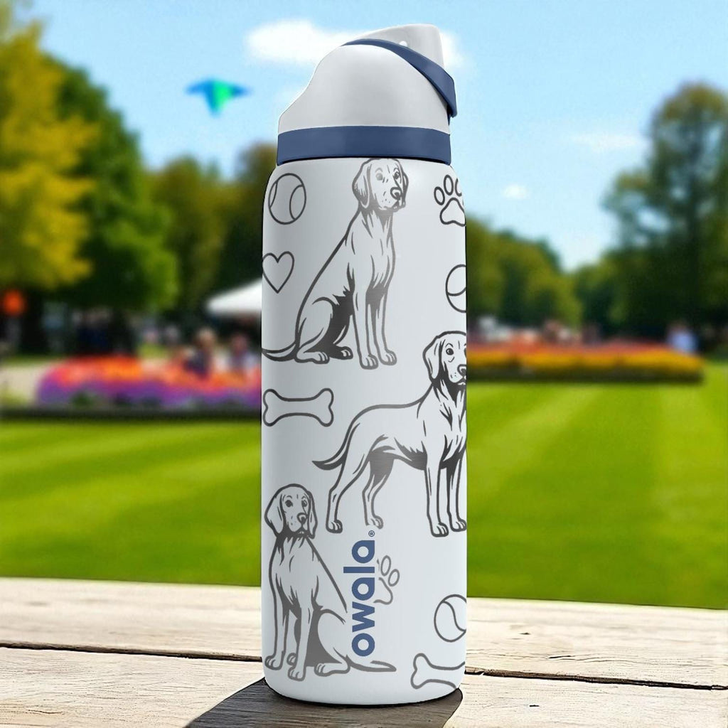 German Shorthaired Pointer Owala Bottle – 16oz 24oz 32oz 40oz – Hunting Dog Engraved Gift for Outdoorsy Dog Lovers