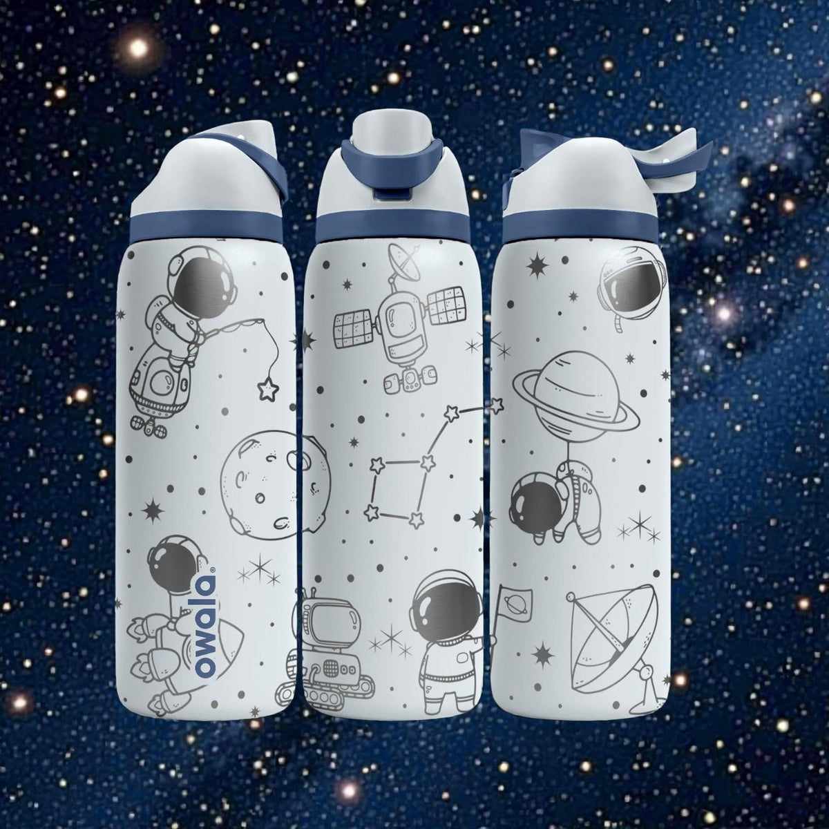 Aries Engraved Owala Bottle – Zodiac Ram Constellation Design – Astrology Gift Stainless Cup 16oz 24oz 32oz 40oz  ⸻