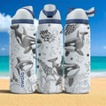 Orca Whale Tumbler – 16oz 24oz 32oz 40oz Custom Engraved Owala FreeSip Bottle – Sea Life Gift for Ocean Animal Lovers