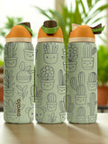 Engraved Succulent Tumbler – Cute Cactus Plant Owala Water Bottle – Green Aesthetic Cup – 16oz 24oz 32oz 40oz