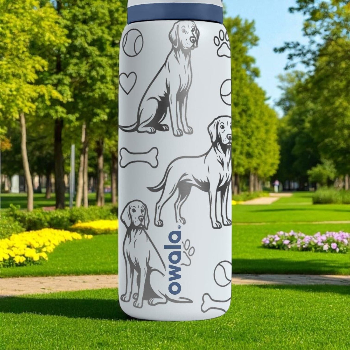 German Shorthaired Pointer Owala Bottle – 16oz 24oz 32oz 40oz – Hunting Dog Engraved Gift for Outdoorsy Dog Lovers