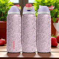 Strawberry Garden Engraved Owala Tumbler – 16oz 24oz 32oz 40oz Pink Berry FreeSip Cup – Cute Gift for Her or Teen