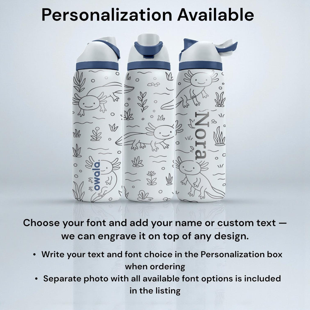 Aquarius Zodiac Owala Bottle – 16oz 24oz 32oz 40oz Engraved Astrology Gift – Water Bearer Sign Cup – January February Birthday Bottle