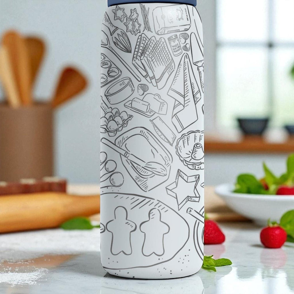 Engraved Owala Tumbler for Bakers – Kitchen Tools, Baking Utensils, Cookie Cutters – 40oz 32oz 24oz