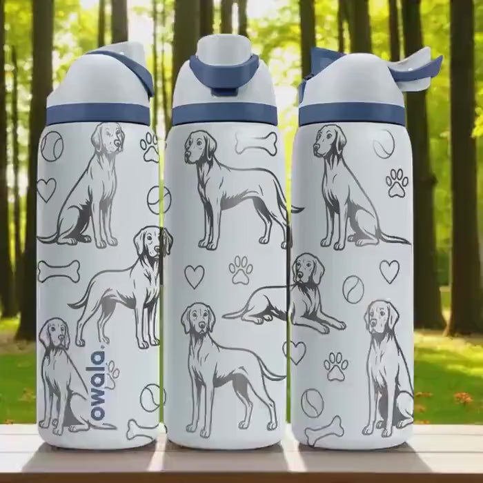 German Shorthaired Pointer Owala Bottle – 16oz 24oz 32oz 40oz – Hunting Dog Engraved Gift for Outdoorsy Dog Lovers